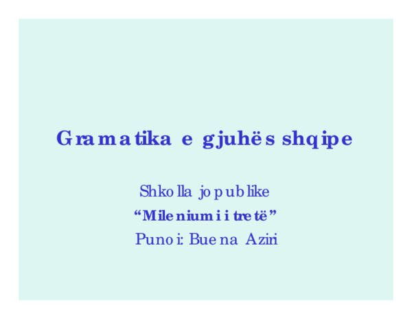 Fonetika E Gjuhes Shqipe Pdf