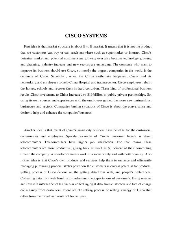 Cisco systems essays 05 image