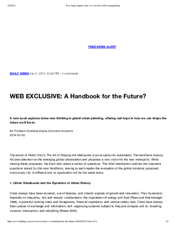 (PDF) Metro-Matrix Book Review, Professor Shane, Columbia University