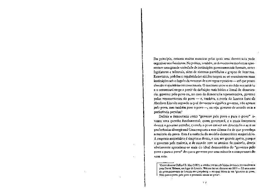 (PDF) Lijphart modelos de democracia