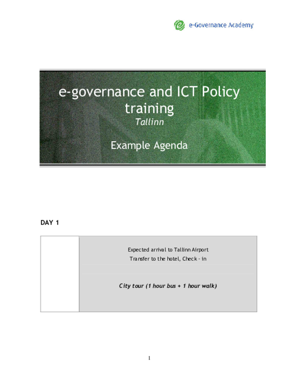 (PDF) 1 1.1. Training program