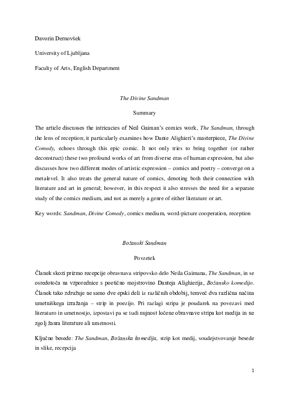 Sandman doppelganger image