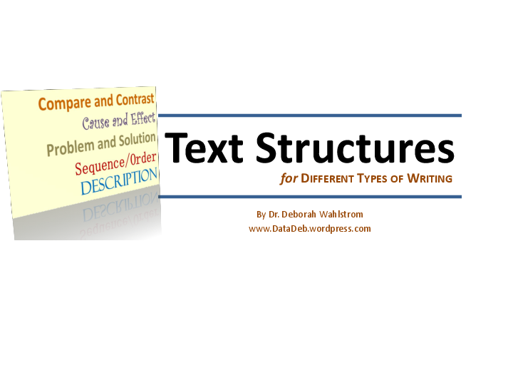 (PDF) Text Structures for DIFFERENT TYPES OF WRITING