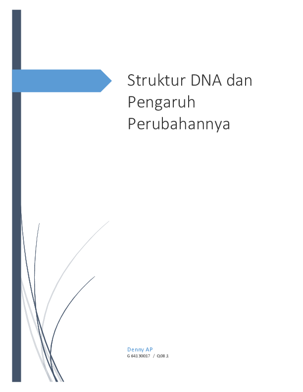 DNA Informasi basa nitrogen yang tidak dimiliki dna yaitu