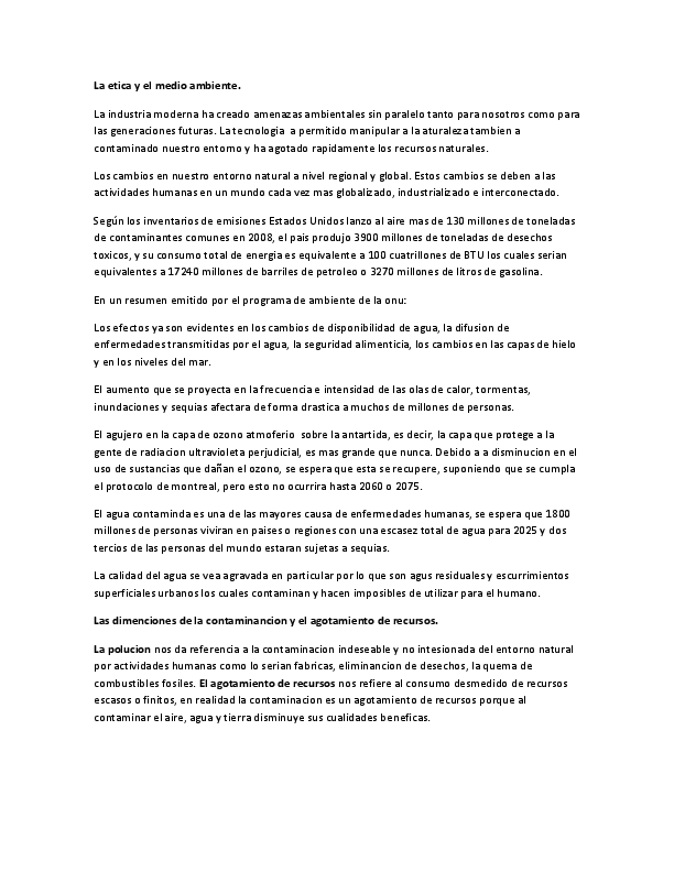 El medio ambiente essay picture