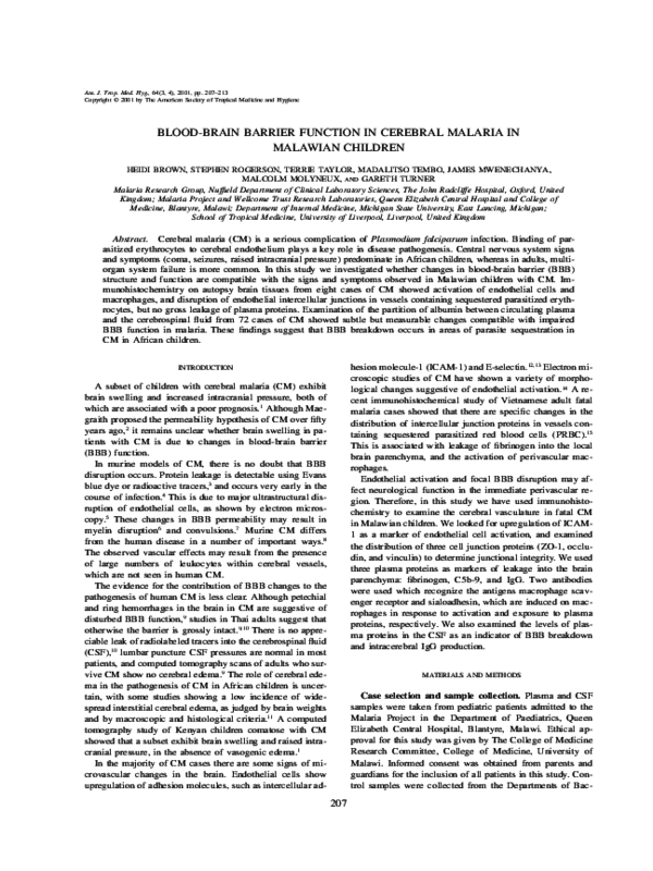 Cerebral malaria thesis 05 picture