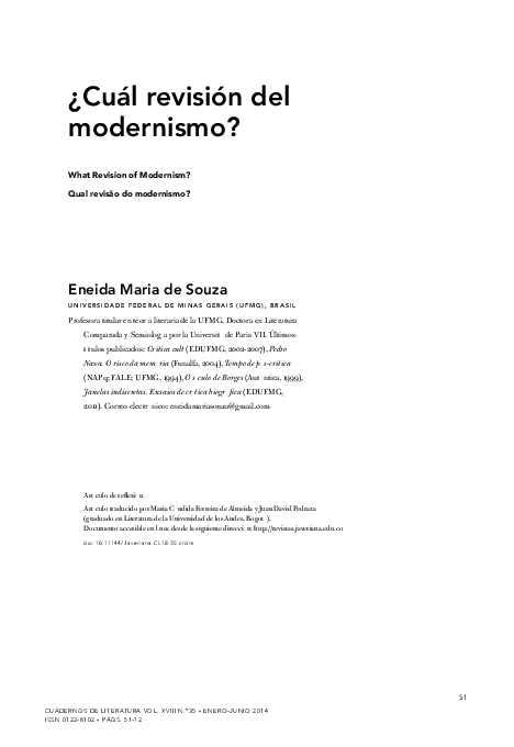 PDF) Eneida Maria de Souza, \