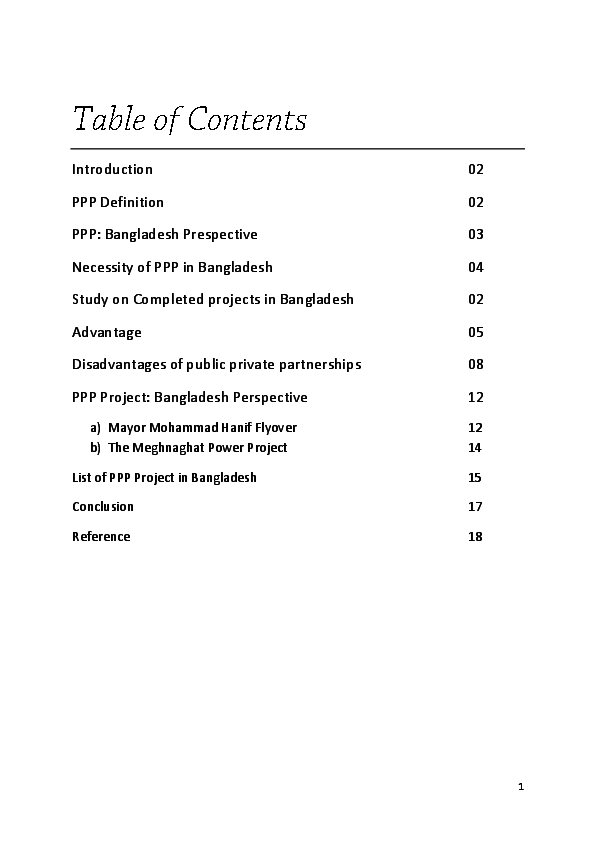 (PDF) situation and prospect of PPP: A study on two completed PPP ...