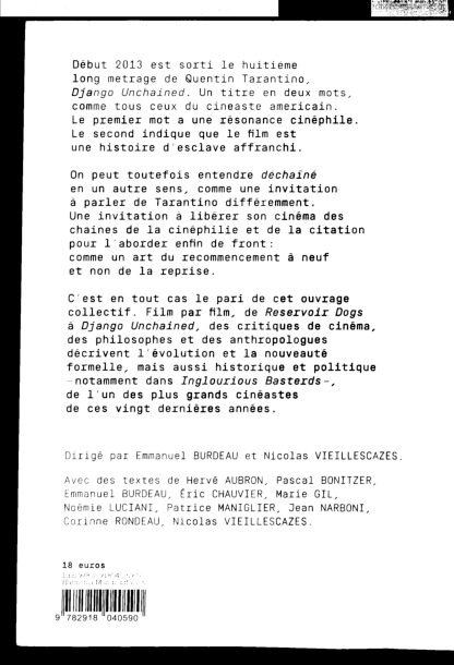 Pdf Tarantino Face A L Histoire Inglorious Basterds Avec Patrice Maniglier Quentin Tarantino Un Cinema Dechaine Cappricci 13 Marie Gil Academia Edu