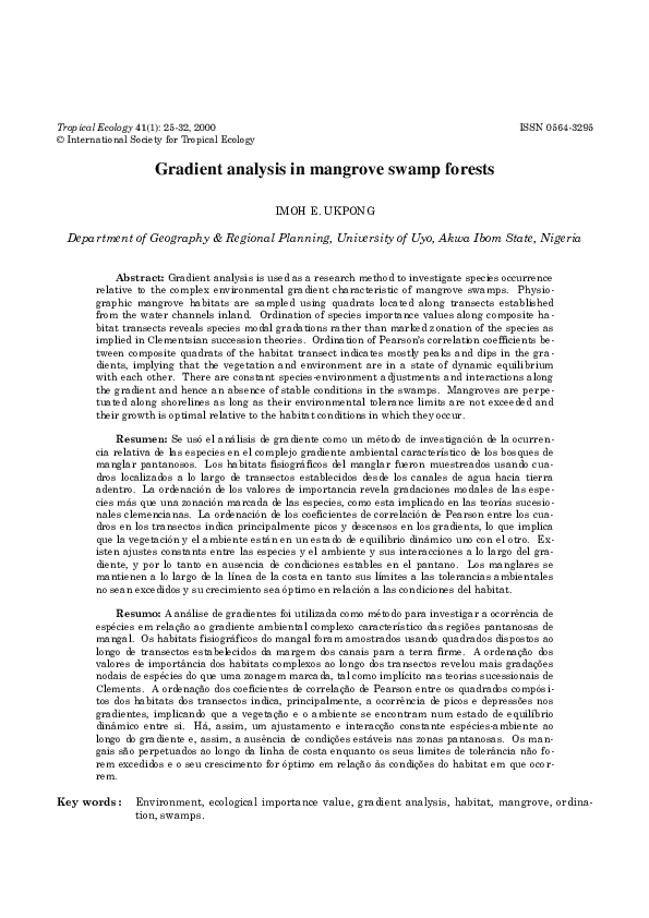 What are mangroves and where are they found picture