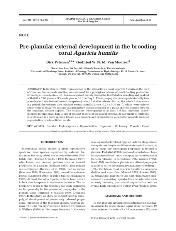 (PDF) MARINE ECOLOGY PROGRESS SERIES Mar Ecol INTRODUCTION