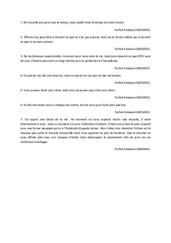 Doc Mes Citations Gbenado Parfait Academia Edu