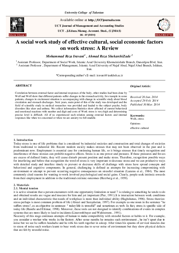 (PDF) A social work study of effective cultural, social economic ...