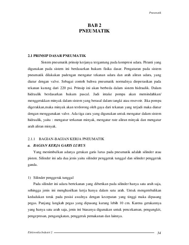 Pdf Pneumatik Dan Hidraulik