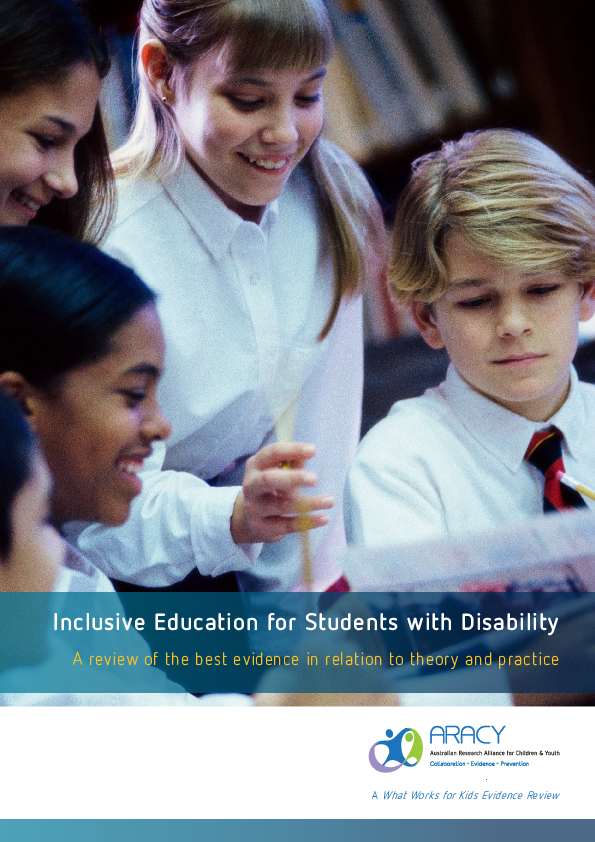 (PDF) Inclusive Education for Students with Disability: A review of the ...