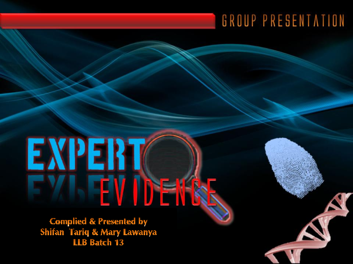 (PDF) Expert Evidence- A comparative analysis