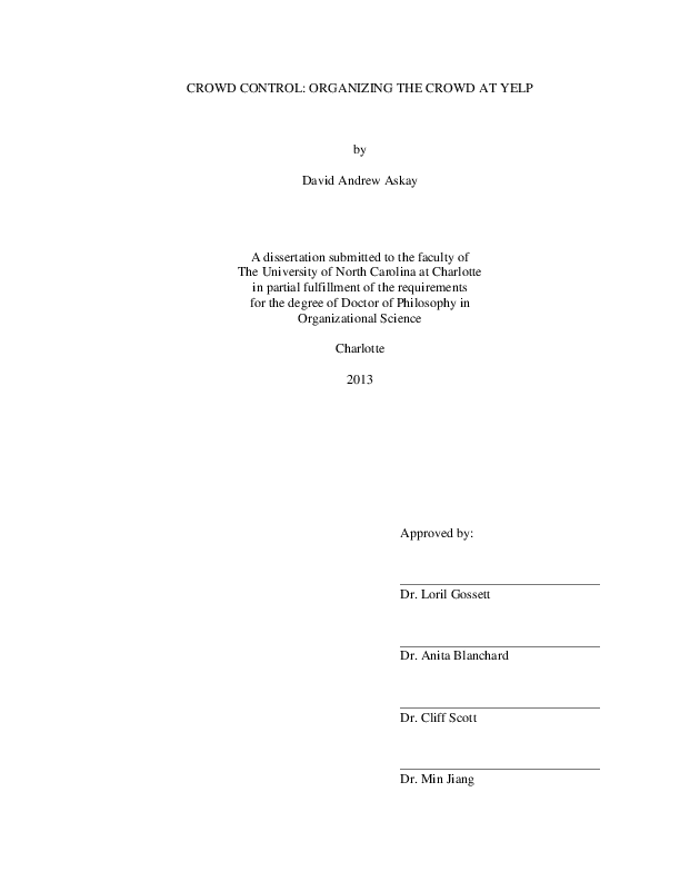 Crowd control essay 08 picture