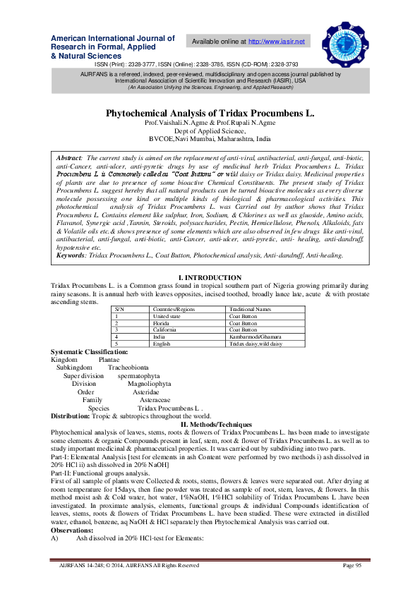 Phytochemical analysis research paper pdf picture
