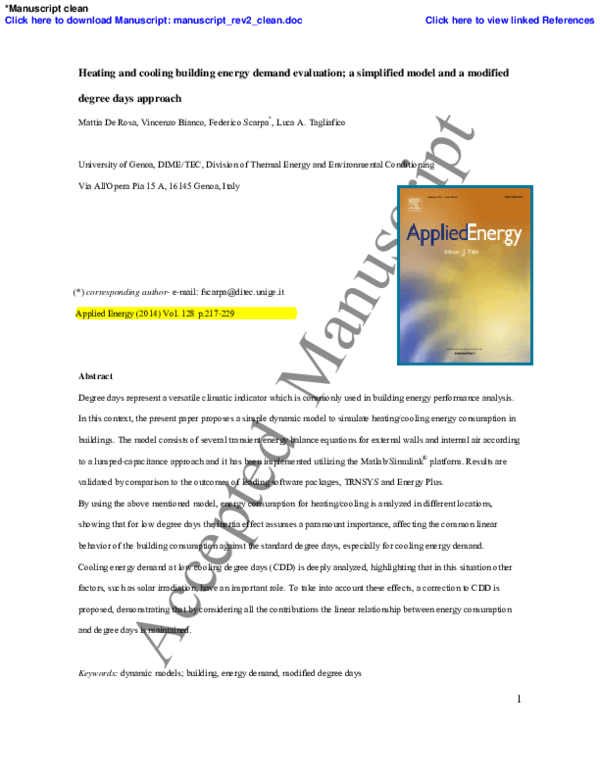 (PDF) Heating and cooling building energy demand evaluation; a ...