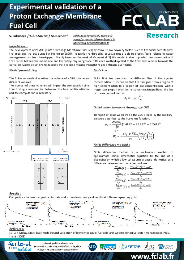 (PDF) Proton Exchange Membrane Fuel Cell model with a discretized Gaz ...