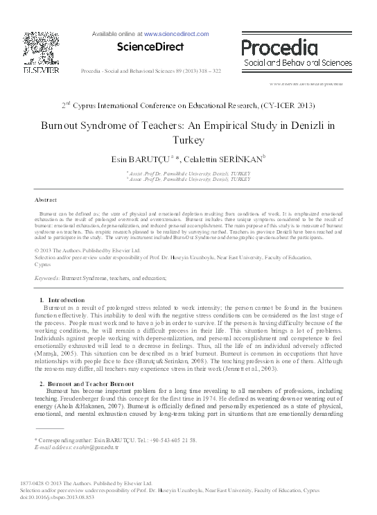 Burnout syndrome essay 08 picture