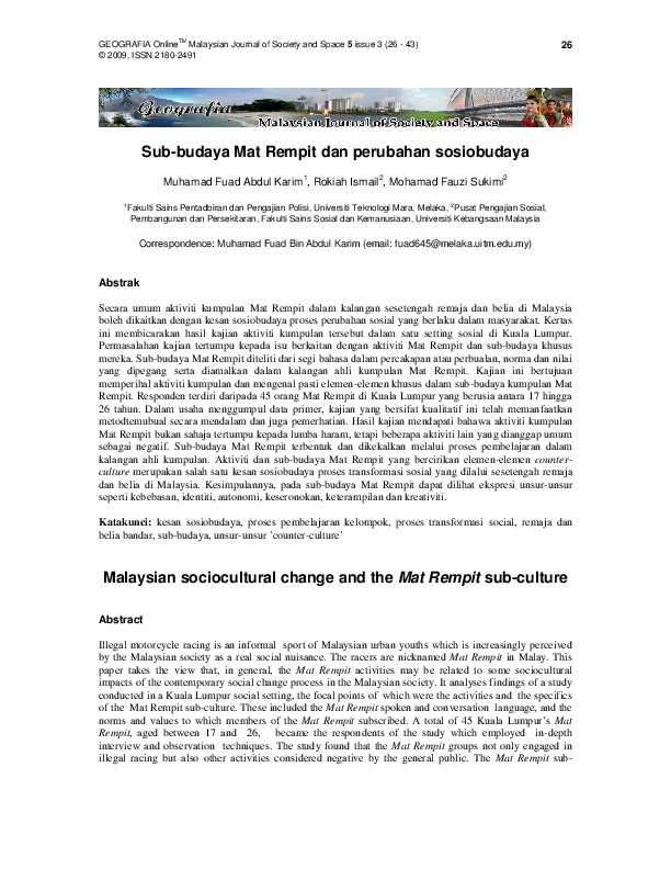 Essay on mat rempit 06 image