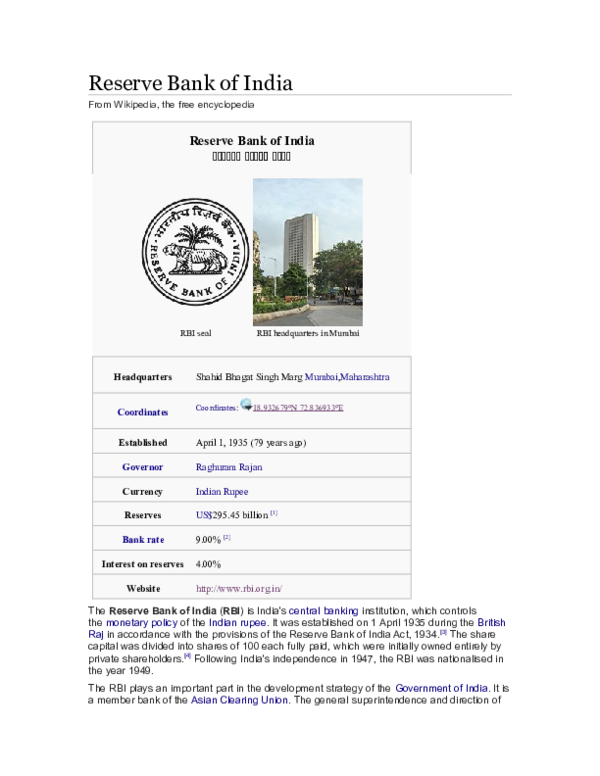 (DOC) Reserve Bank of India Daksh Jain Academia.edu