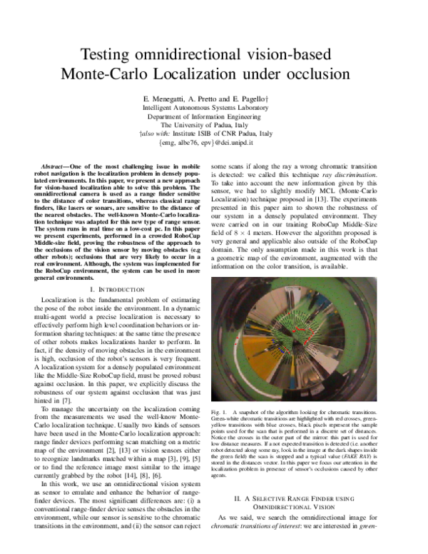 (PDF) Testing omnidirectional vision-based Monte Carlo localization ...