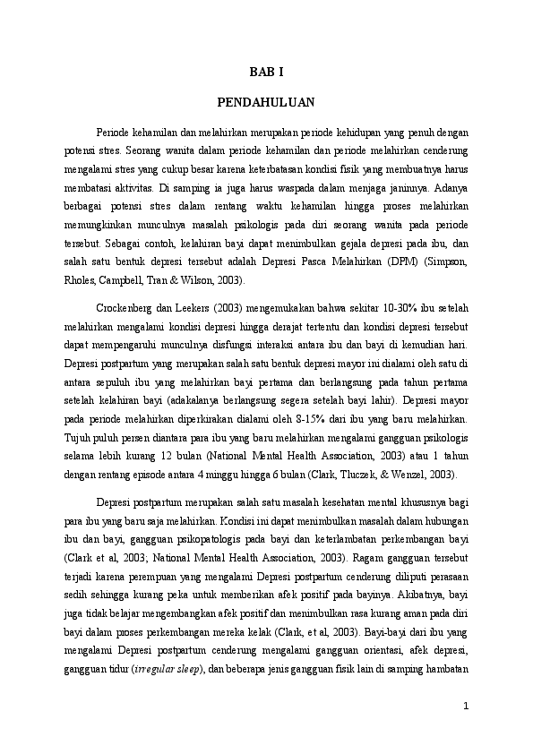 (DOC) Postpartum depression Nurlisha Ardhilla Academia.edu