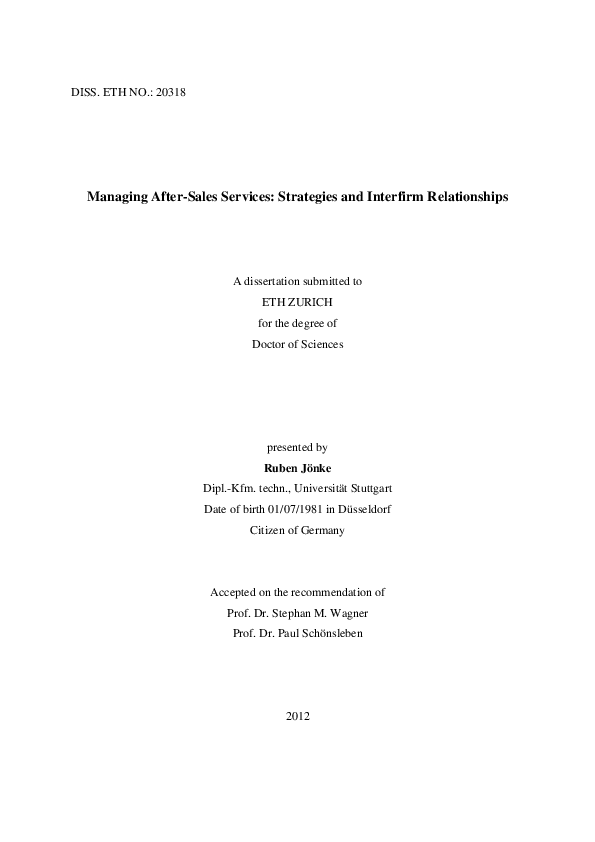 After sales service examples picture