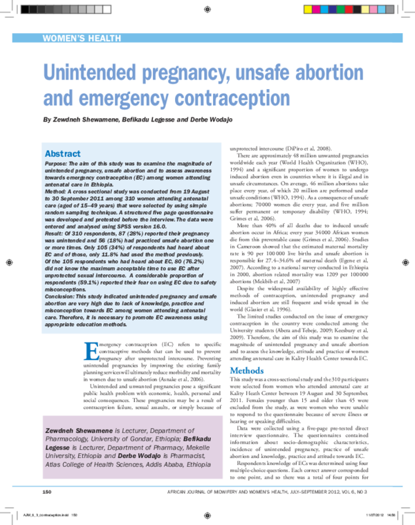 Unwanted pregnancy pdf image