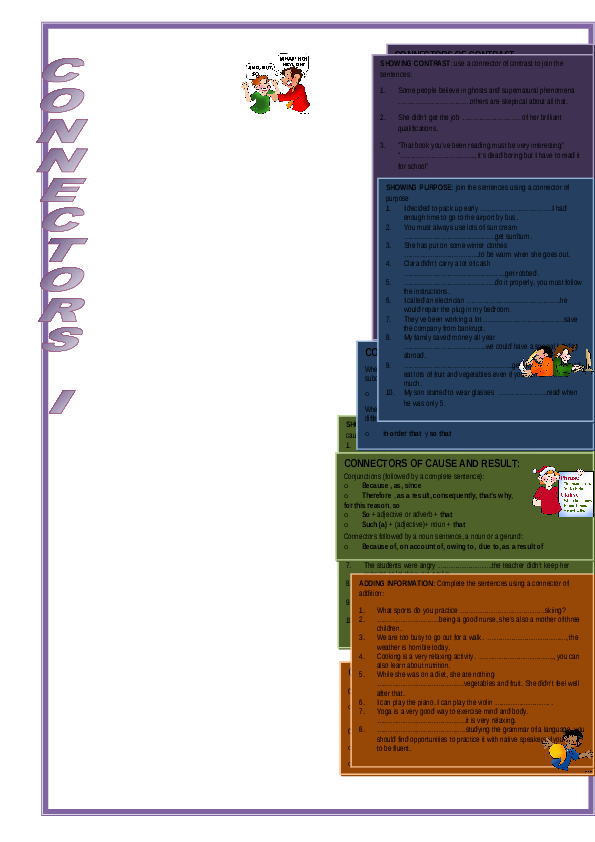 Doc Connectors Exercises Maria Figueira Gonzalez Academia Edu