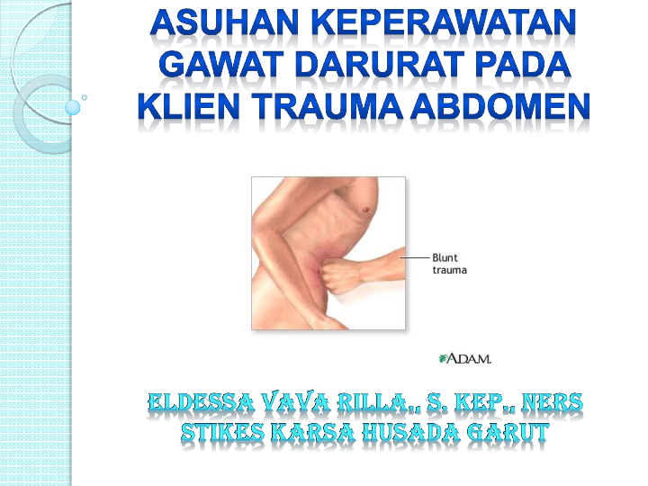 (PPT) ASKEP GADAR TRAUMA ABDOMEN Dion Permana Academia.edu