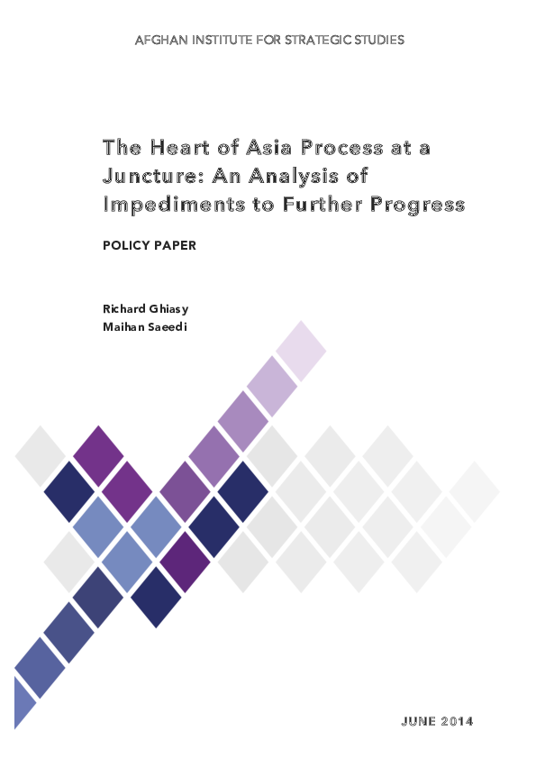 PDF) The Heart of Asia Process at a Juncture: An Analysis of PDF) The Heart of Asia Process at a Juncture: An Analysis of