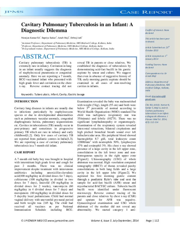 Pulmonary tuberculosis thesis image