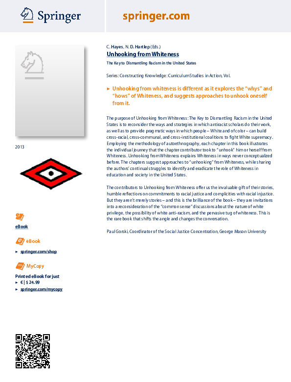 (PDF) Unhooking from Whiteness