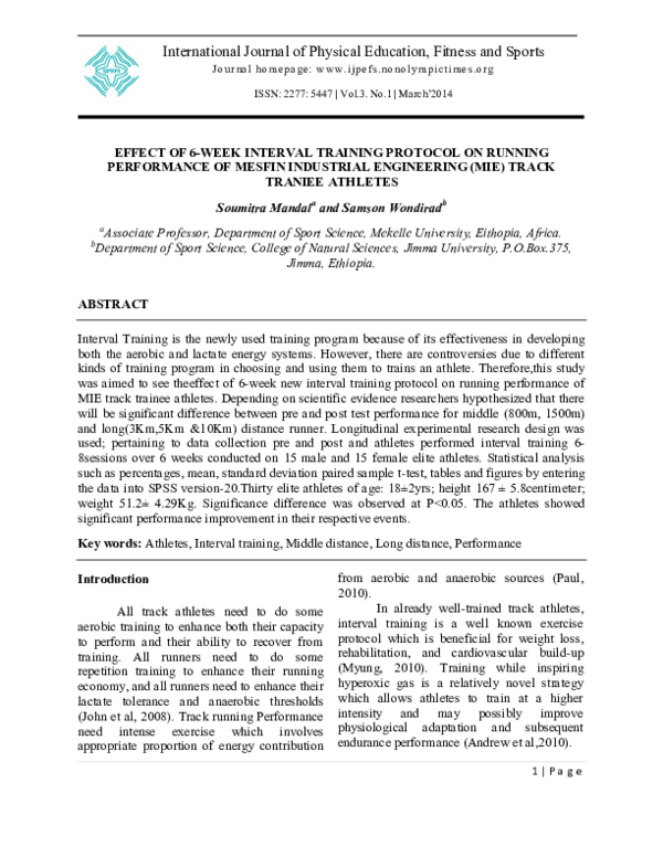 (PDF) International Journal of Physical Education, Fitness and Sports ...
