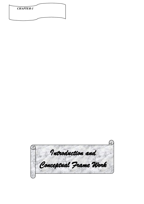 (DOC) CHAPTER-1 Introduction and Conceptual Frame Work