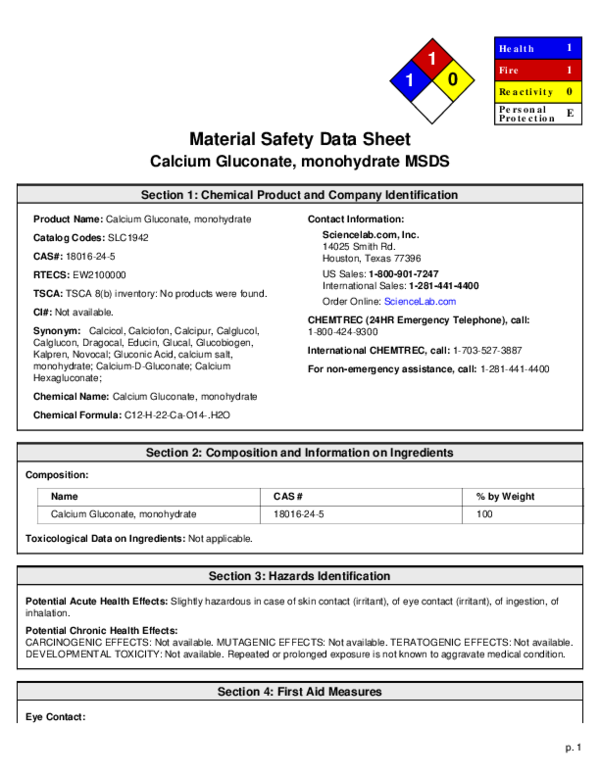(PDF) MsdsCa Glu ข้าวปุ้น ชิสุปก Academia.edu