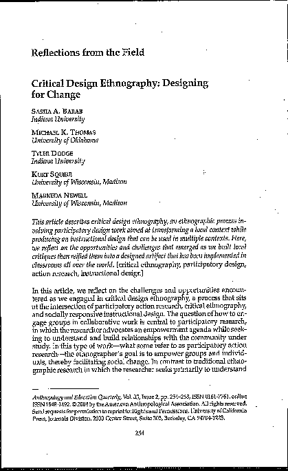 Ethnography research question examples image