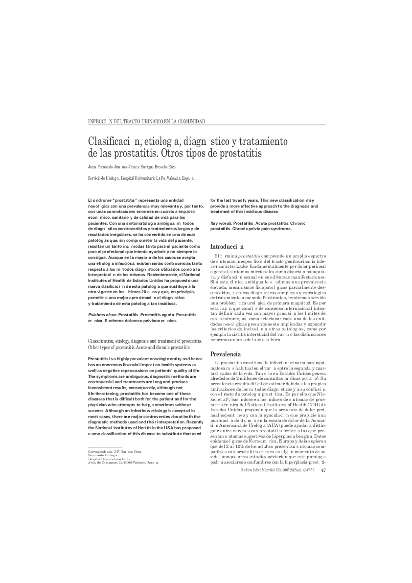 Prostatitis és kreatinin, Kreatin prosztatagyulladás