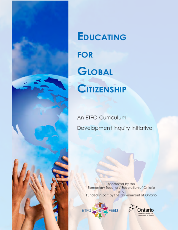 PDF) Contributed to: Educating for Global Citizenship: An ETFO 