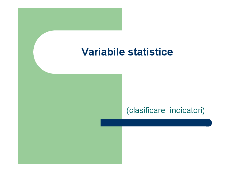 (PDF) Variabile statistice