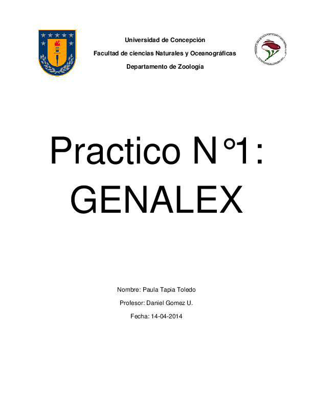 (DOC) Genalex