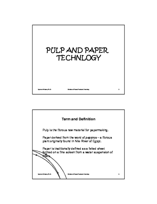 (PDF) PULP AND PAPER PULP AND PAPER PULP AND PAPER PULP AND PAPER