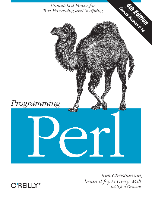 PDF) Programming Perl, 4E | Afdhal Milanello - Academia.edu