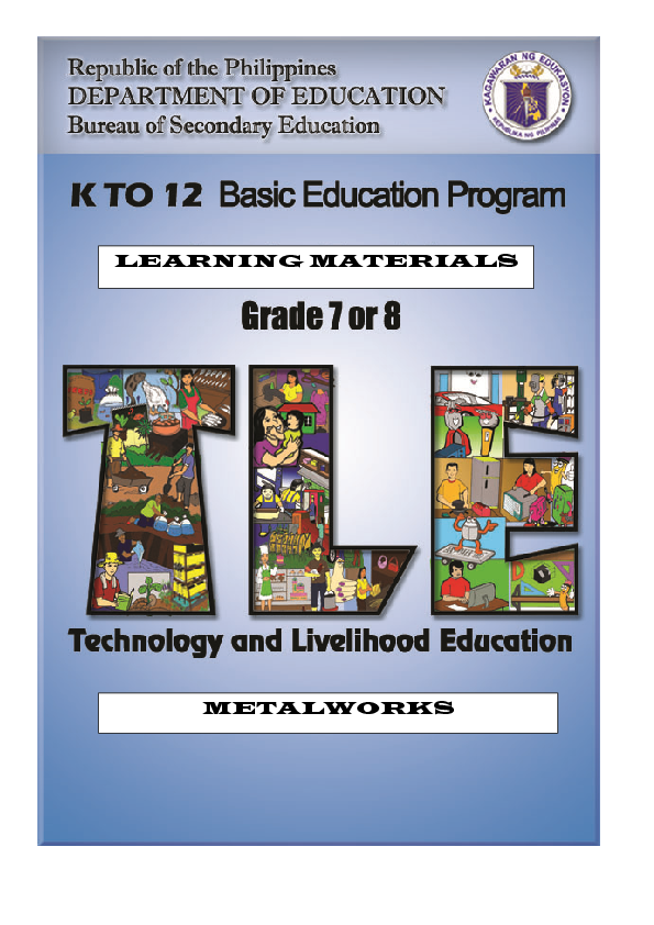 (PDF) Table of Contents LEARNING MATERIALS METALWORKS 2 CONTENTS PAGE