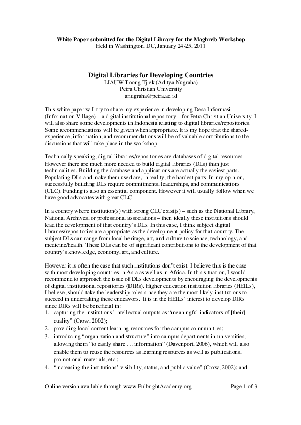 Importance of digital library pdf picture