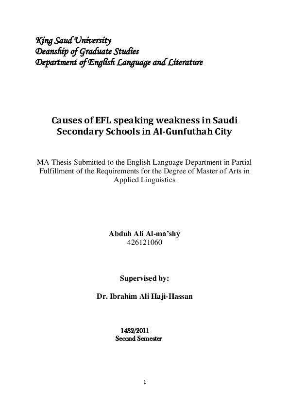 (PDF) King Saud University abeer yami Academia.edu