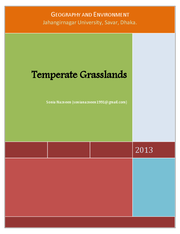 (DOC) Temperate Grasslands Sonia Nazneen Academia.edu